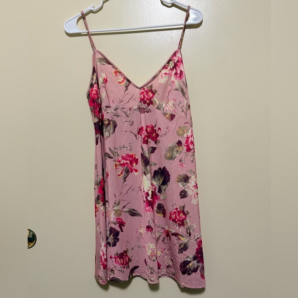 Zimmermann Blush Pink Floral Slip Dress Size 2 US Size M